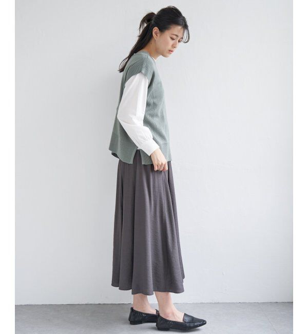 ikka「【2点セット】3WAYニットベストアンサンブル」|ニット・セーター|