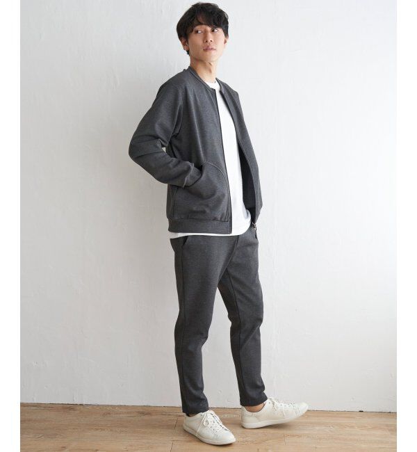 ikka「テックストレッチジップカーディガン」|カーディガン|