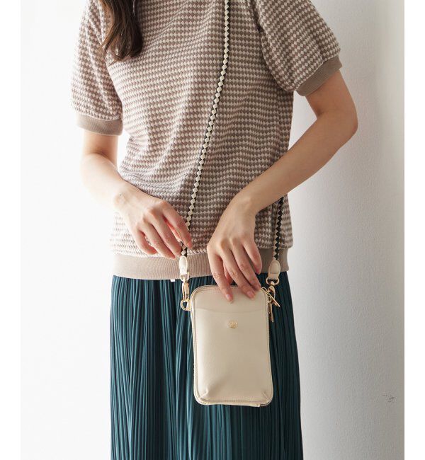 ikka「ＰＵスマフォショルダー」|その他|オフホワイト