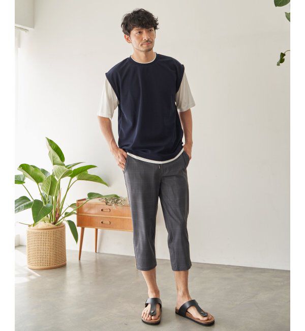 ikka「SARAT イージークロップドパンツ」|その他|