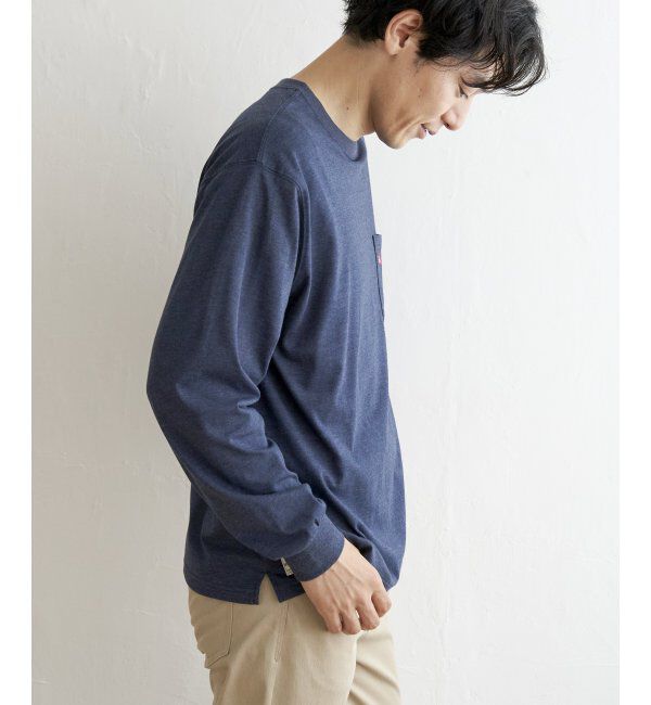 ikka「URBAN NATURE LIF ロゴワッペンポケロンT」|Tシャツ・カットソー|