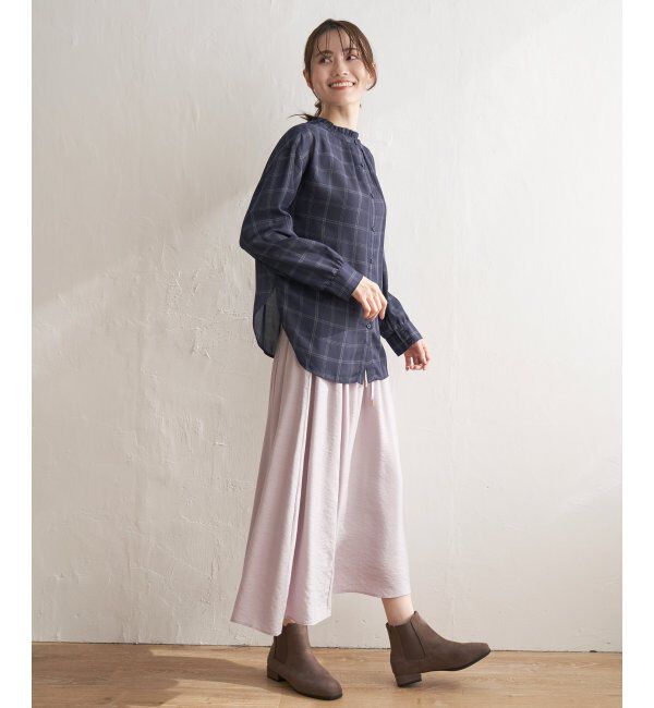 ikka「襟フリル2WAYブラウス」|シャツ・ブラウス|