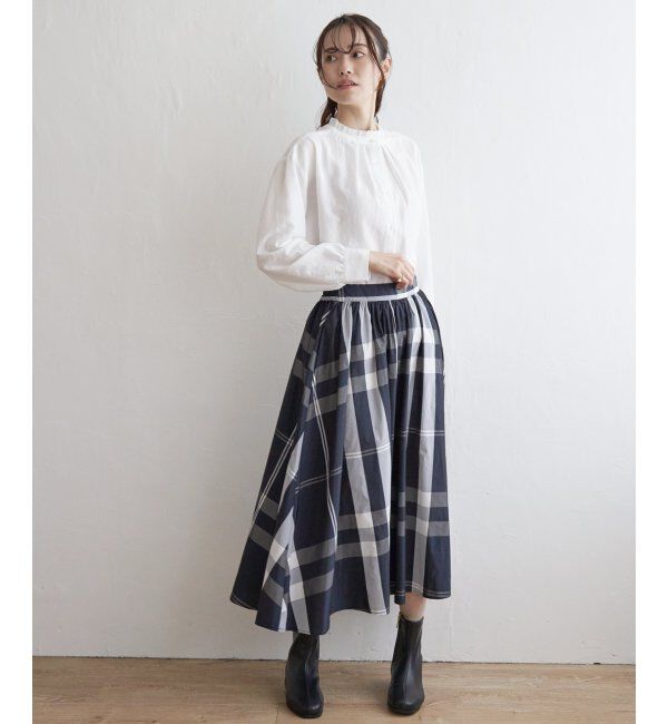 ikka「襟フリル2WAYブラウス」|シャツ・ブラウス|