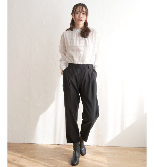 ikka「襟フリル2WAYブラウス」|シャツ・ブラウス|