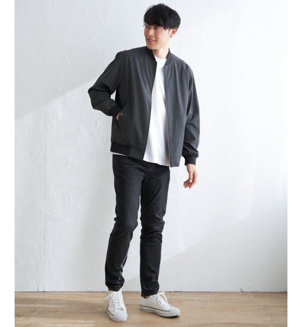 ikka「【撥水】Teflonストレッチブルゾン」|ブルゾン・スタジャン|