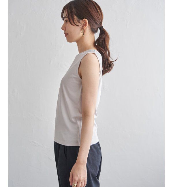 ikka「コットンUSAアビガイルタンクトップ」|タンクトップ|