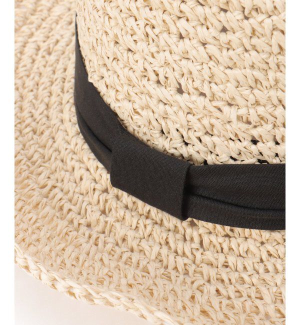 ikka「雑材こま編みハット」|その他|