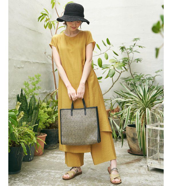 ikka「雑材こま編みハット」|その他|