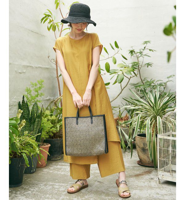 ikka「雑材こま編みハット」|その他|