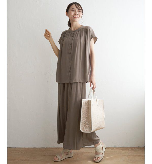 ikka「【2点セット】カッセンボリュームラップスカーチョ」|その他|