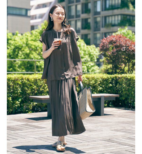 ikka「【2点セット】カッセンボリュームラップスカーチョ」|その他|