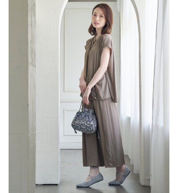 ikka「【2点セット】カッセンボリュームラップスカーチョ」|その他|