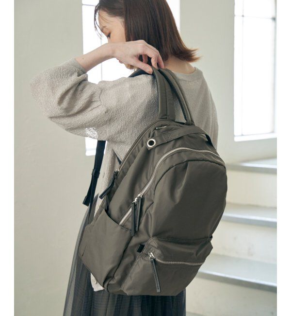 ikka「撥水ナイロン8ポケットリュック」|その他|