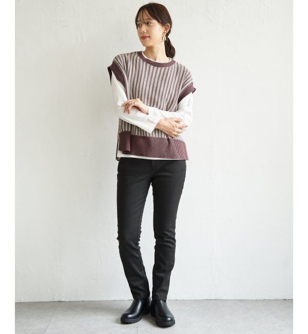 ikka「ニットベストアンサンブル」|ニット・セーター|