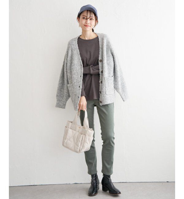 ikka「コットンUSA裾ラウンドロンT」|Tシャツ・カットソー|