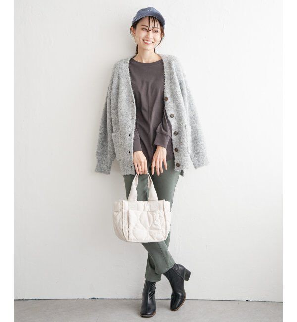 ikka「コットンUSA裾ラウンドロンT」|Tシャツ・カットソー|