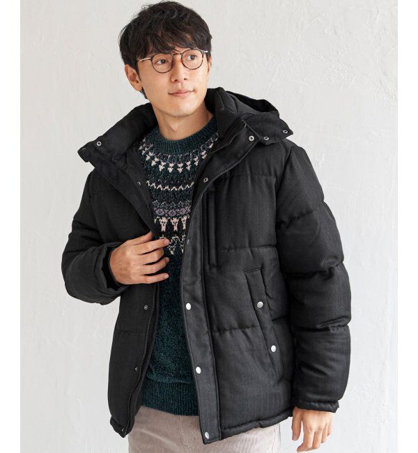 ikka「sorona(R)ツイードライクブルゾン」|ブルゾン・スタジャン|