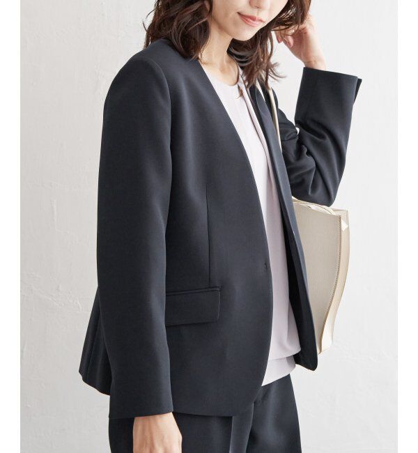 IKKA LOUNGE「ウォッシャブルVネックジャケット」|その他|