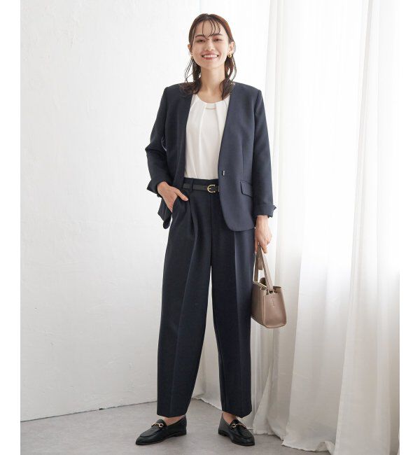 IKKA LOUNGE「ウォッシャブルVネックジャケット」|その他|