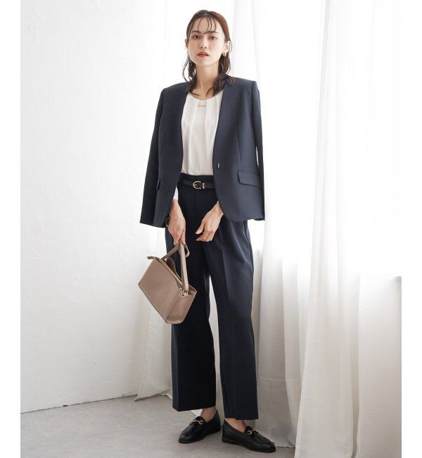 IKKA LOUNGE「ウォッシャブルVネックジャケット」|その他|