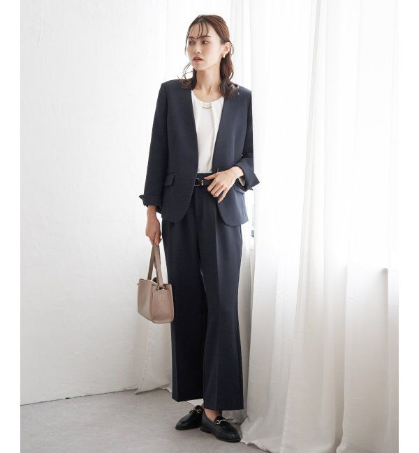 IKKA LOUNGE「ウォッシャブルVネックジャケット」|その他|