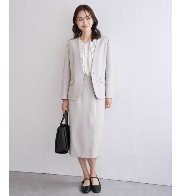 IKKA LOUNGE「ウォッシャブルVネックジャケット」|その他|