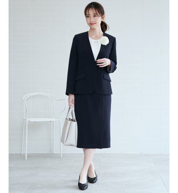 IKKA LOUNGE「ウォッシャブルVネックジャケット」|その他|