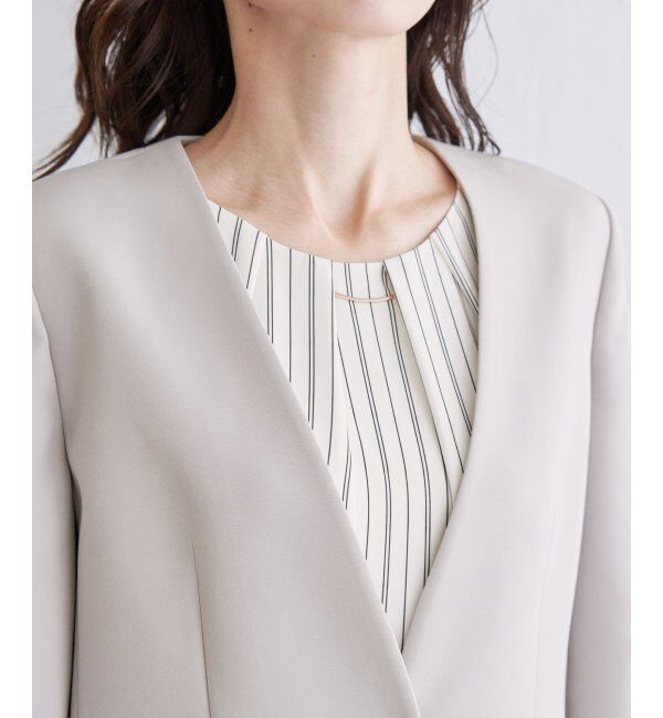 IKKA LOUNGE「ウォッシャブルVネックジャケット」|その他|