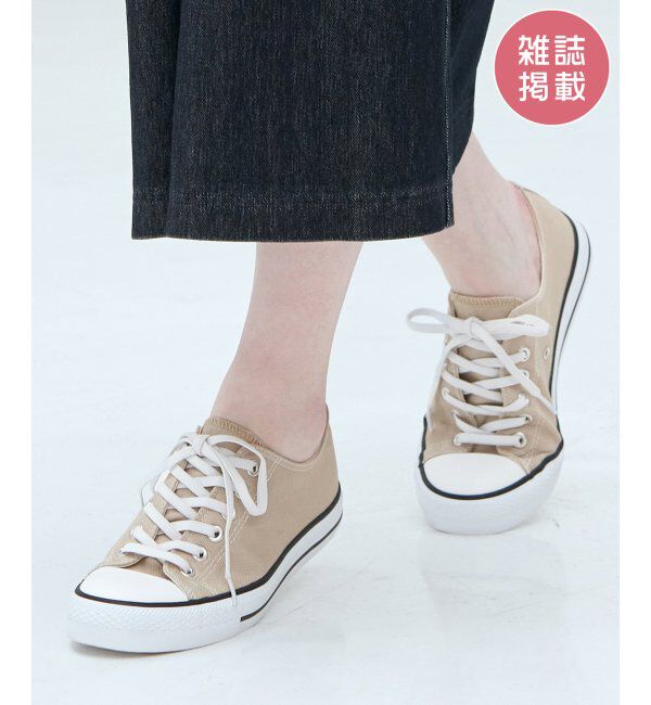 ikka「【雑誌InRed5月号掲載】撥水キャンバススニーカー」|その他|グレージュ