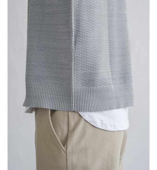 ikka「【洗濯機で洗える】GOKU楽ニットクルーインナーセット」|プルオーバー|