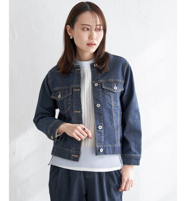 ikka「【雑誌InRed4月号掲載】ストレッチノーカラーGジャン」|その他|