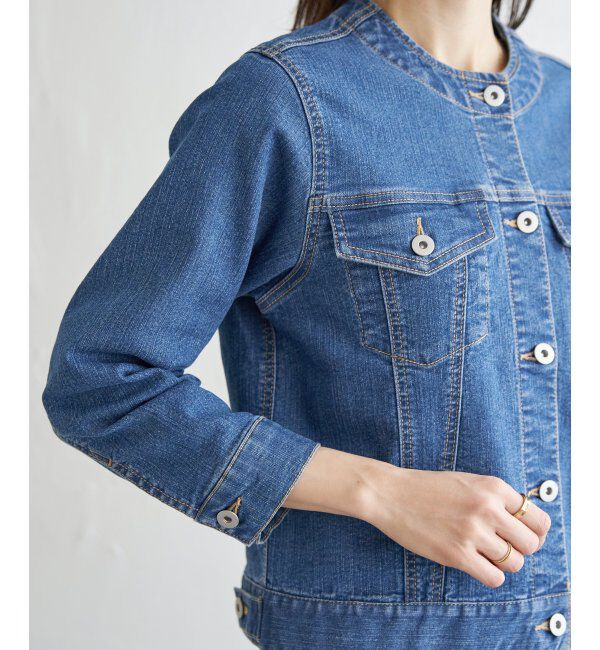 ikka「【雑誌InRed4月号掲載】ストレッチノーカラーGジャン」|その他|