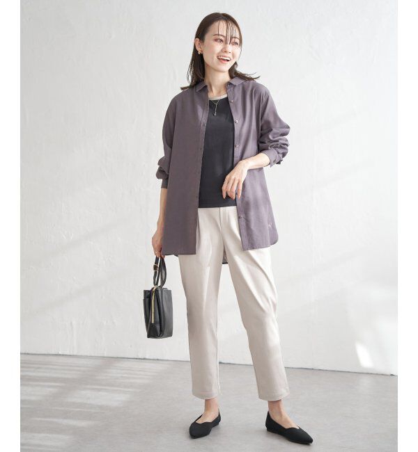 ikka「【雑誌InRed11月号掲載】GOKU楽パンツ テーパード【親子コーデ】」|その他|