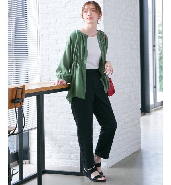 ikka「【雑誌InRed11月号掲載】GOKU楽パンツ テーパード【親子コーデ】」|その他|