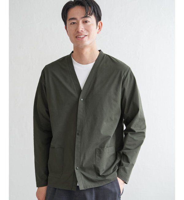 ikka「GOKU楽AIRVネックカーディガン」|カーディガン|