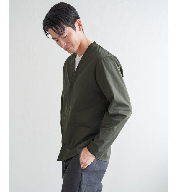 ikka「GOKU楽AIRVネックカーディガン」|カーディガン|