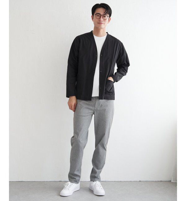 ikka「GOKU楽AIRVネックカーディガン」|カーディガン|