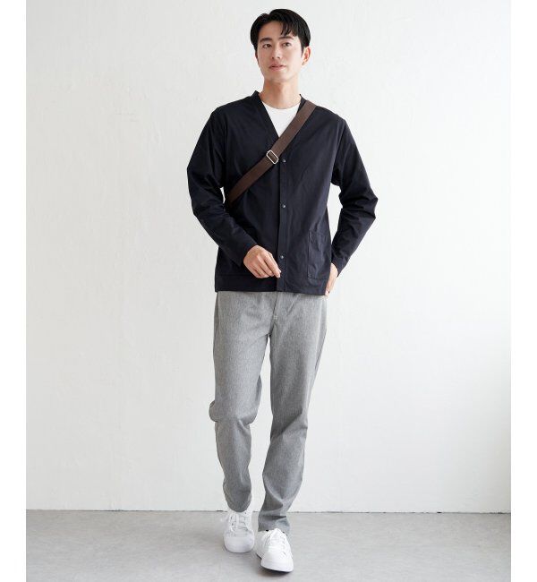 ikka「GOKU楽AIRVネックカーディガン」|カーディガン|