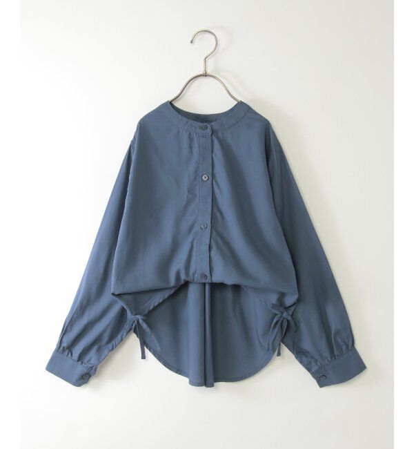 ikka kids「【親子おそろい】マルチWAYバンドカラーシャツ（110~160cm）」|シャツ・ブラウス|