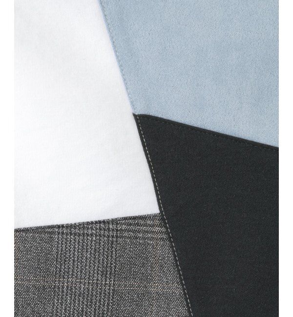 ikka kids「【親子おそろい】フェイクスエードブロックスロンT（120~160cm）」|Tシャツ・カットソー|