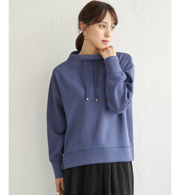 ikka「GOKU楽鹿の子ダンボールプルオーバー」|パーカー|