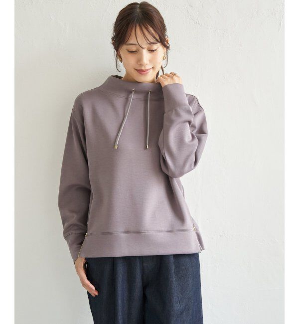 ikka「GOKU楽鹿の子ダンボールプルオーバー」|パーカー|