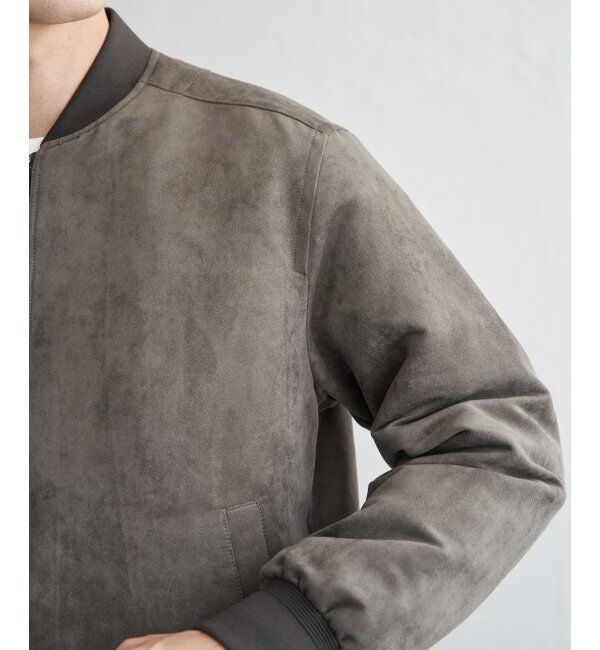 ikka「フェイクスウェードブルゾン」|ブルゾン・スタジャン|