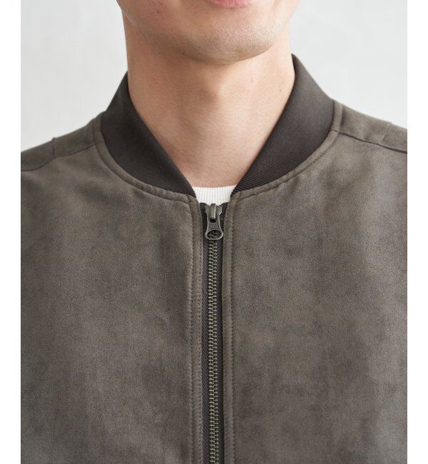 ikka「フェイクスウェードブルゾン」|ブルゾン・スタジャン|