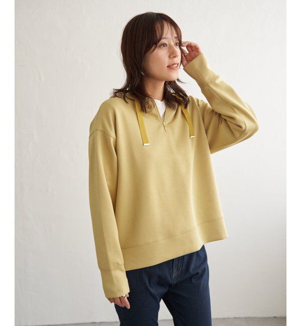 ikka「GOKU楽 鹿の子ダンボールパーカー」|パーカー|