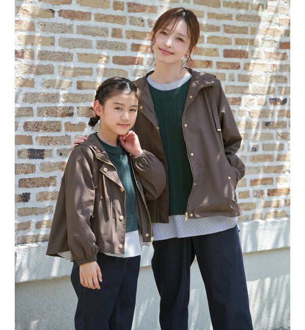 ikka kids「【親子コーデ】ピケ比翼フレアマンパジャケット（110~160cm）」|その他|