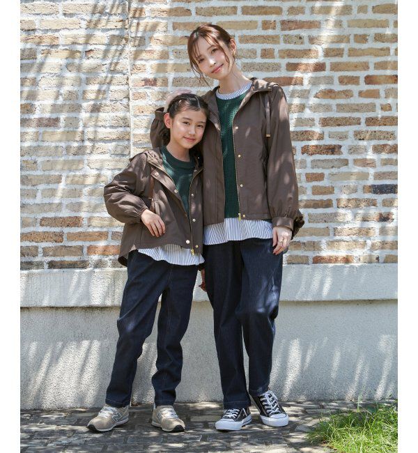 ikka kids「【親子コーデ】ピケ比翼フレアマンパジャケット（110~160cm）」|その他|