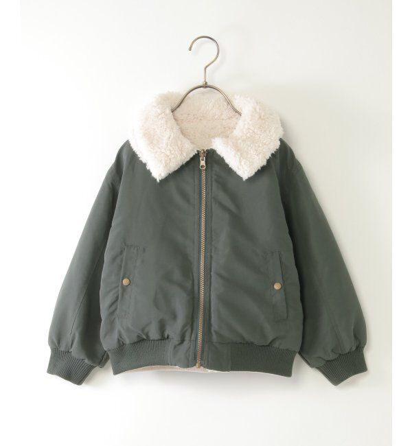 ikka kids「リバーシブルボアブルゾン」|その他|