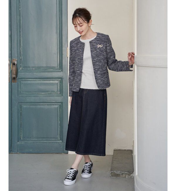 IKKA LOUNGE「【フォーマル対応】ファンシーツイードジャケット」|その他|