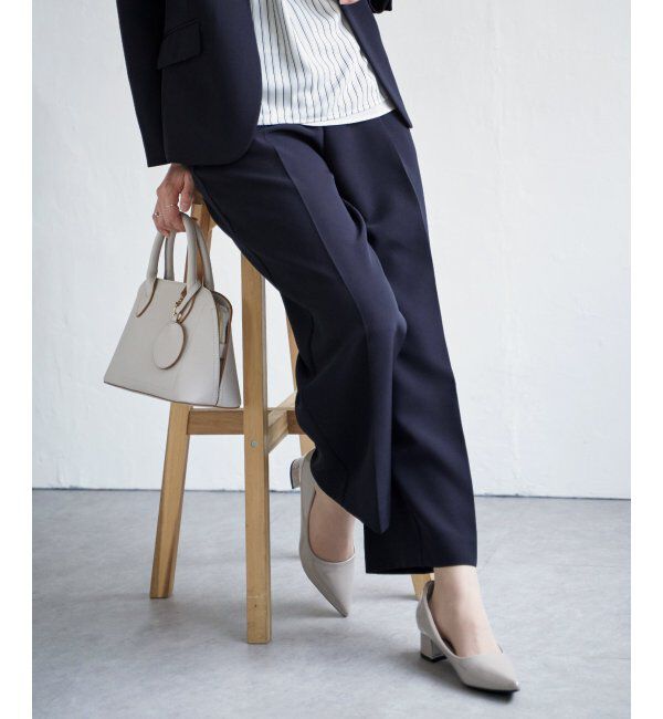 IKKA LOUNGE「【洗濯機で洗える／セットアップ対応】ウォッシャブルワイドパンツ」|その他|